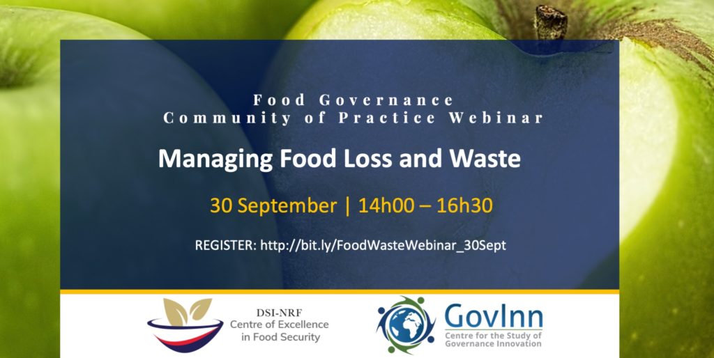 In South Africa 10 million tonnes of food go to waste every year.