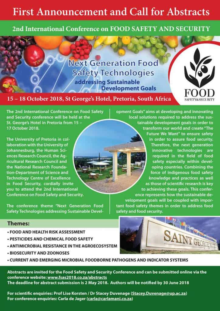2nd International Conference for Food Safety and Security Centre of